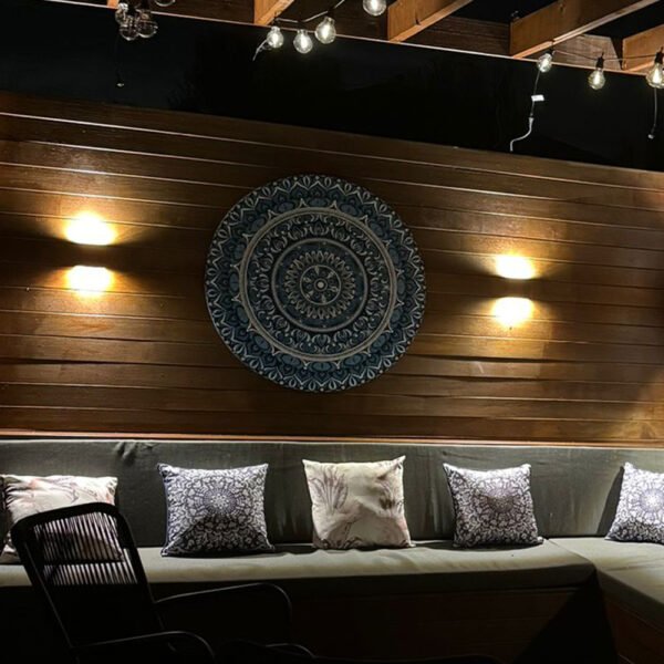Blue Haven – 36" Mandala Wall Art | The Magical Yantra