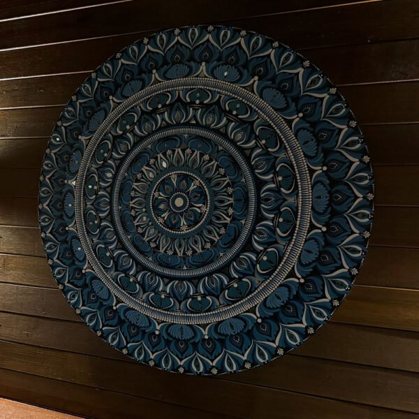 Blue Haven – 36" Mandala Wall Art | The Magical Yantra