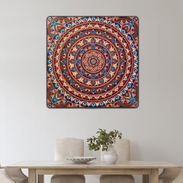 Earthbound Energy – 30" Vastu Square Mandala Wall Art | The Magical Yantra