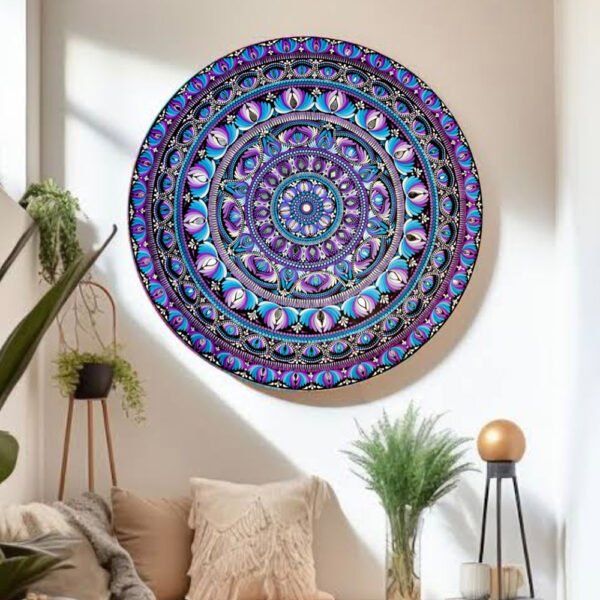 Amethyst Sky – 36" Mandala Wall Art | The Magical Yantra