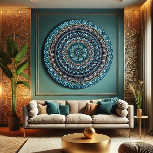 Nature’s Embrace – 30" Mandala Wall Art | The Magical Art