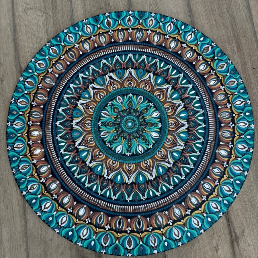 Nature’s Embrace – 30" Mandala Wall Art | The Magical Art