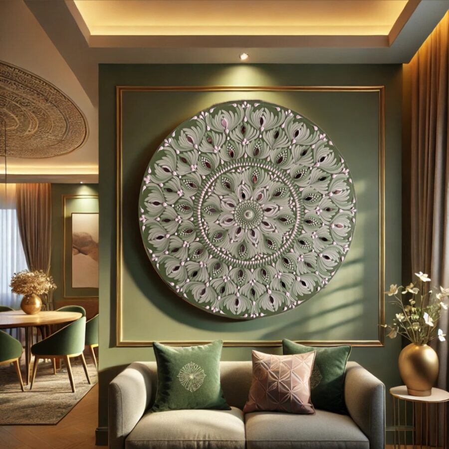 Minted Serenity Mandala Wall Art | The Magical Yantra
