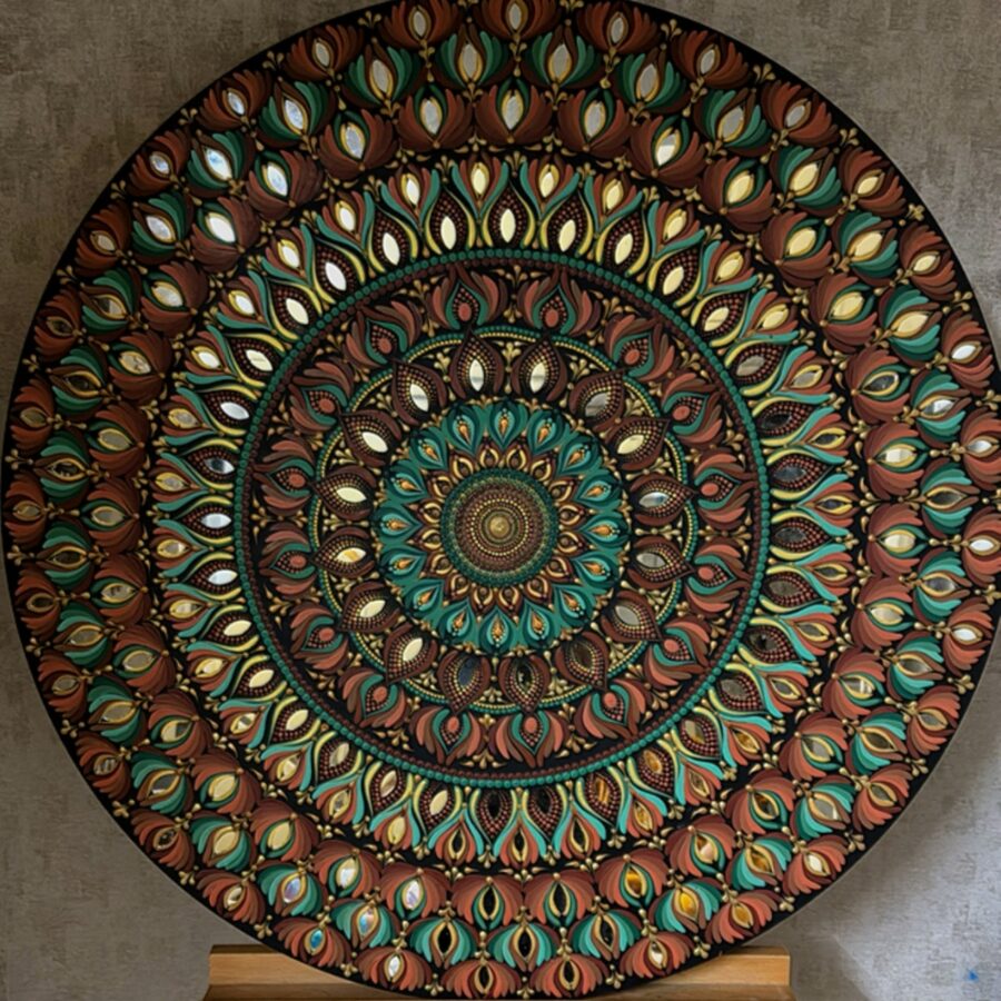 Earth & Evergreen – Custom Mandala Wall Art