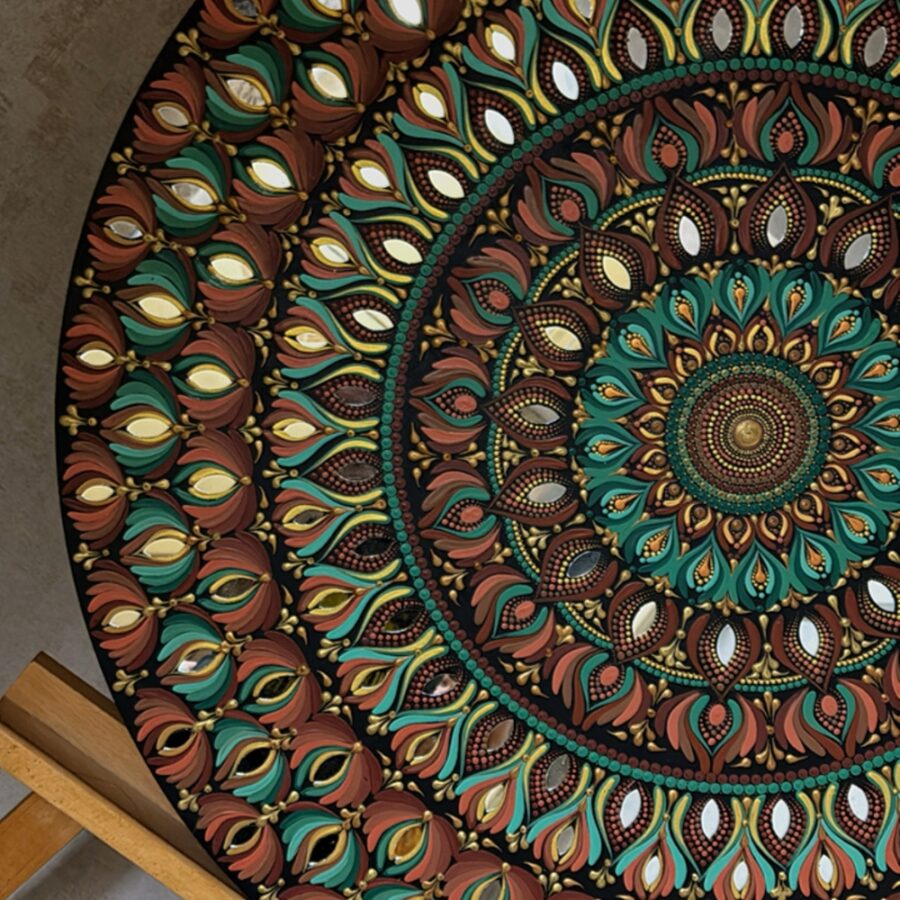 Earth & Evergreen – Custom Mandala Wall Art