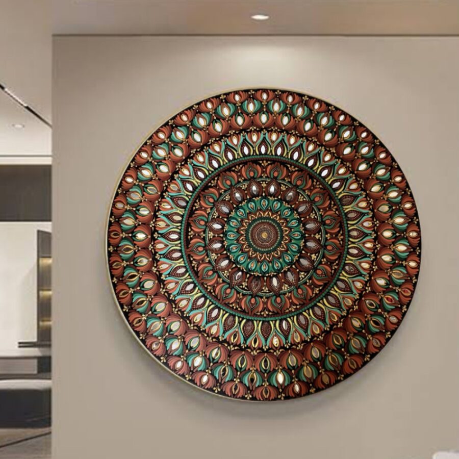 Earth & Evergreen – Custom Mandala Wall Art