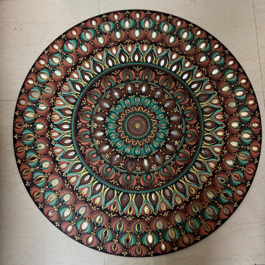Earth & Evergreen – Custom Mandala Wall Art