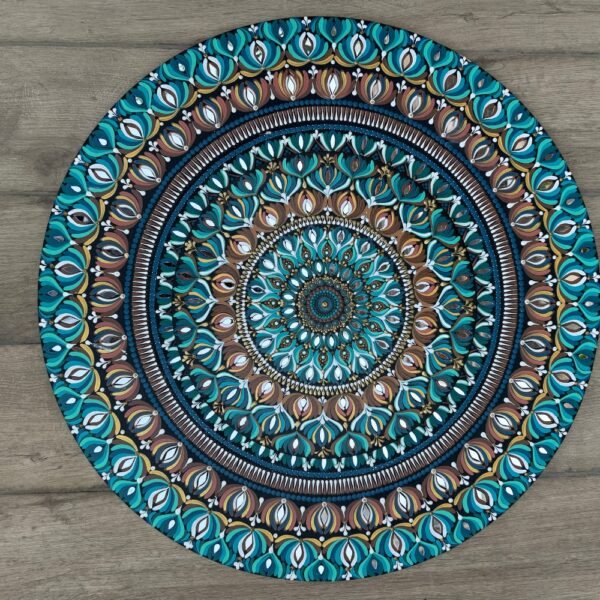 Nature’s Embrace Mini – 15" Mandala Wall Art
