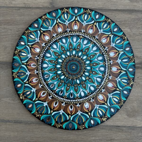 Nature’s Embrace Mini – 15" Mandala Wall Art