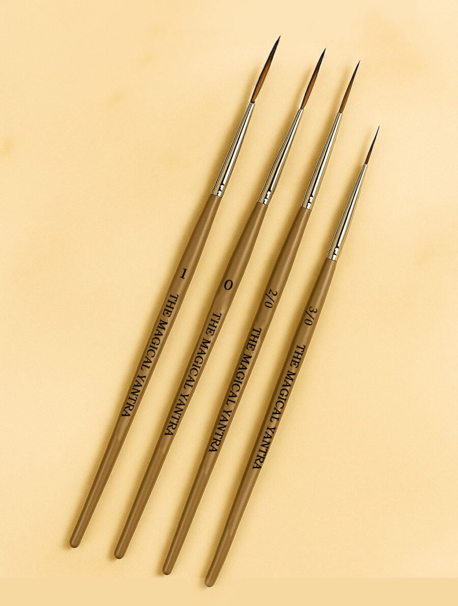 Long Liner Brushes for Mandala Painting