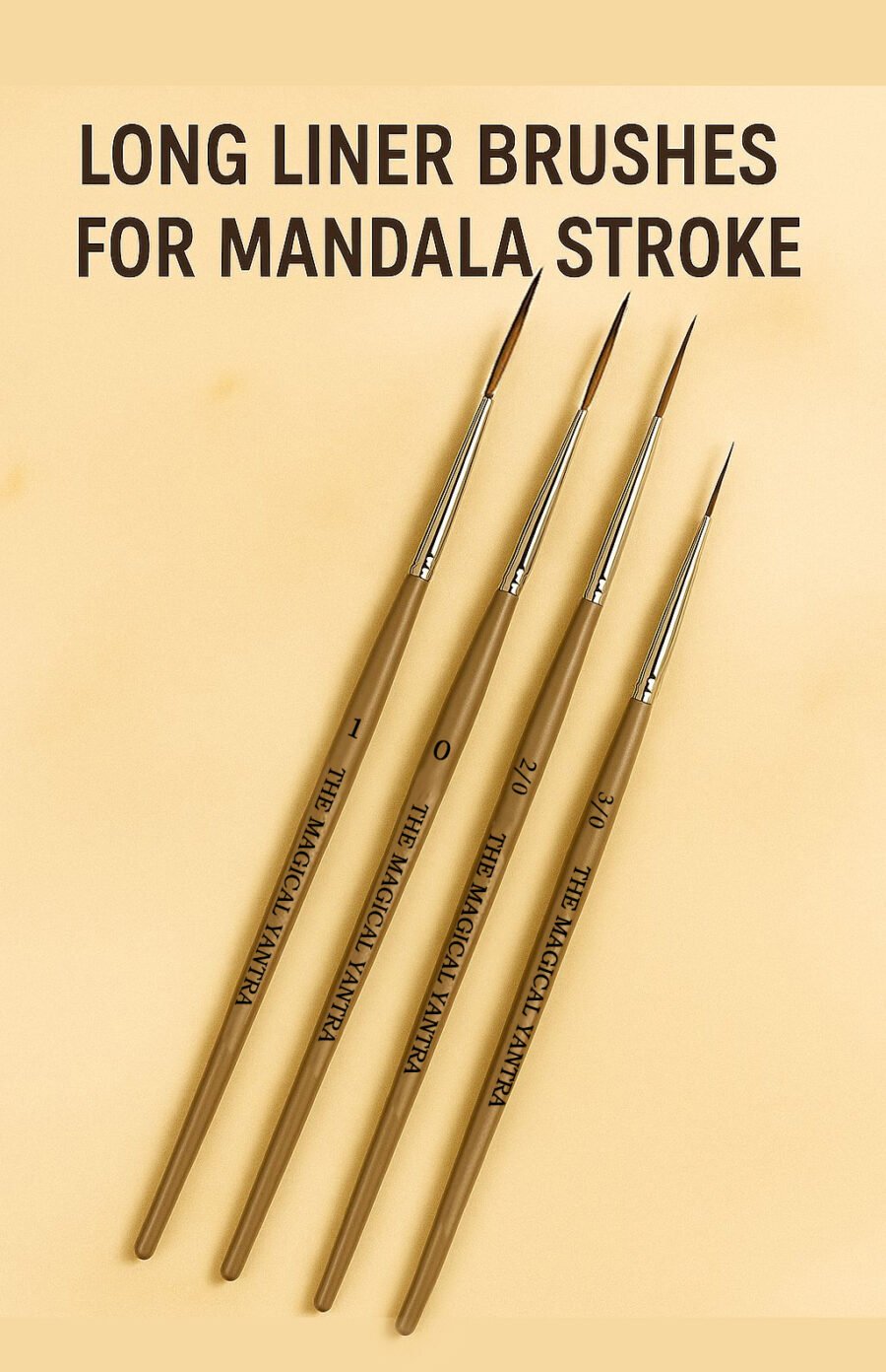 Long Liner Brushes for Mandala Painting - Image 3