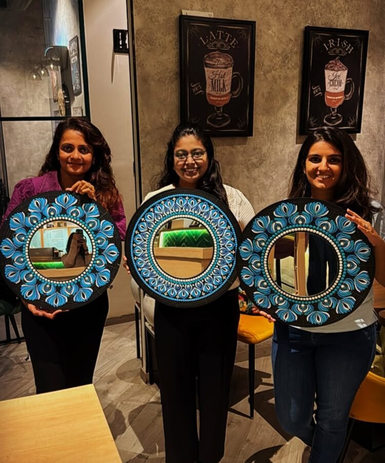 ✨ Mirror Mandala Workshop – Today’s Creative Journey 🪞🎨It was such a heartwarming and magical